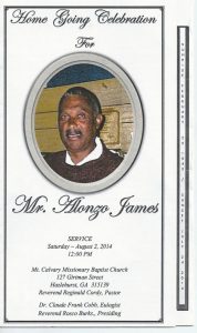 Alonzo James Obituary